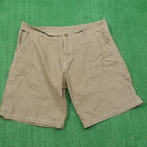 Kuhl Brown Flat Front Shorts Versatile Casual Wear